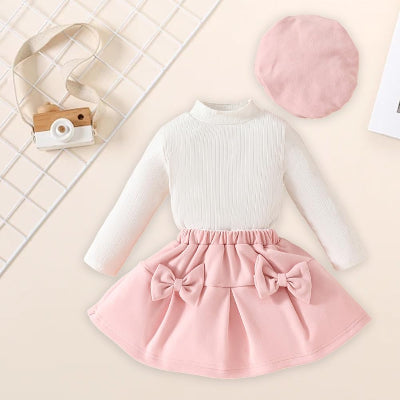 Ensemble Fille - FestiveCharm™ - Rose Dragée