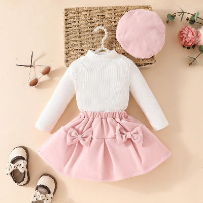 Ensemble Fille - FestiveCharm™ - Rose Dragée