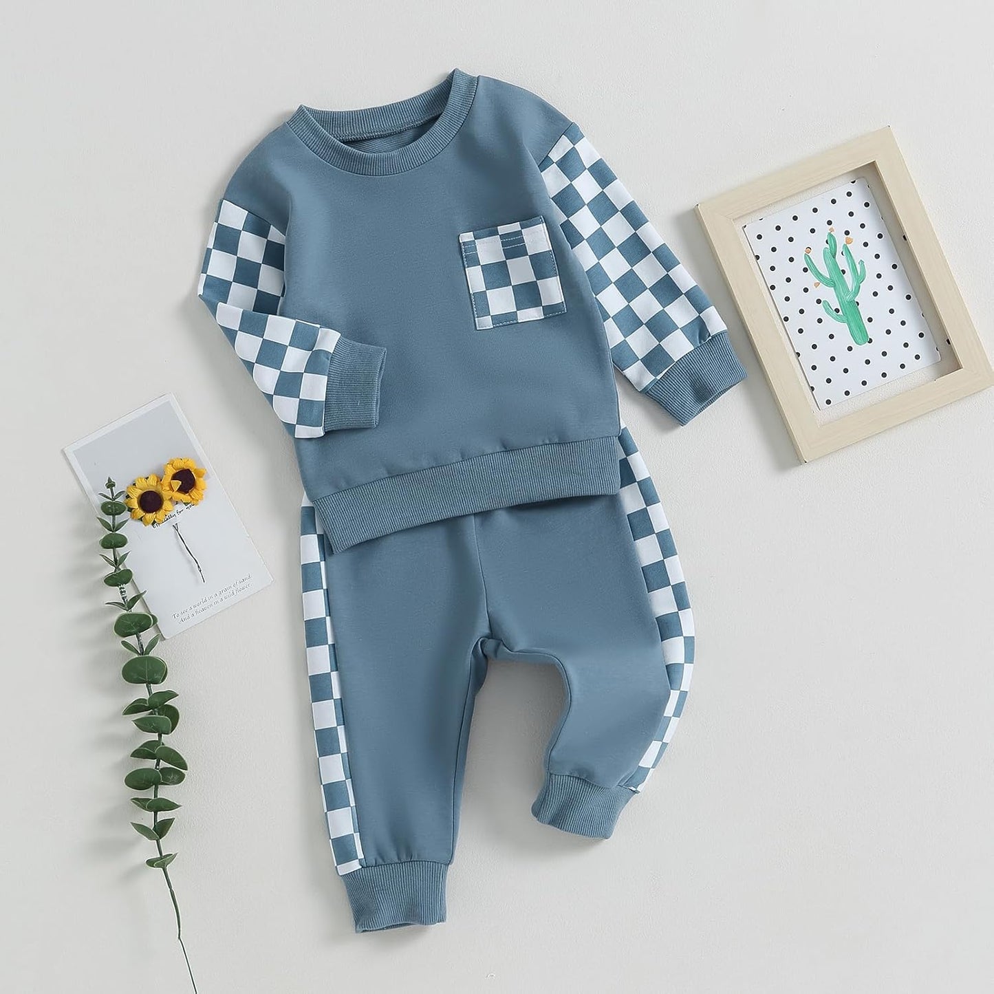 Ensemble Bébé Garçon - BabyBoysOutfits™ - Bleu
