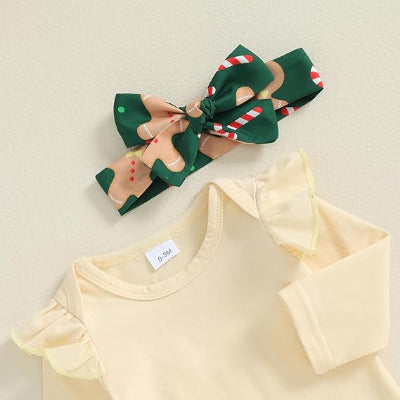 Ensemble Fille - FestiveCharm™ - Vert Noël