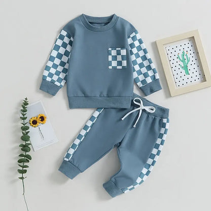 Ensemble Bébé Garçon - BabyBoysOutfits™ - Bleu