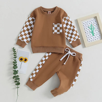 Ensemble Bébé Garçon - BabyBoysOutfits™ - Marron