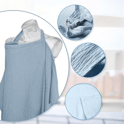 Cape d'allaitement - BreastfeedingCover™ - Bleu Ciel - Carrefour bébé maman