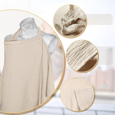 Cape d'allaitement - BreastfeedingCover™ - Khaki - Carrefour bébé maman