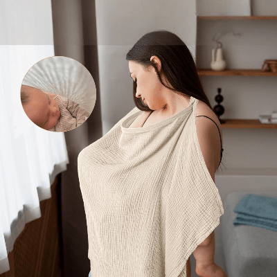 Cape d'allaitement - BreastfeedingCover™ - Khaki - Carrefour bébé maman