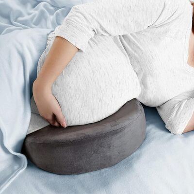 Coussin de Grossesse - PregnancyFoamPillow™ - Gris Foncé - Carrefour bébé maman